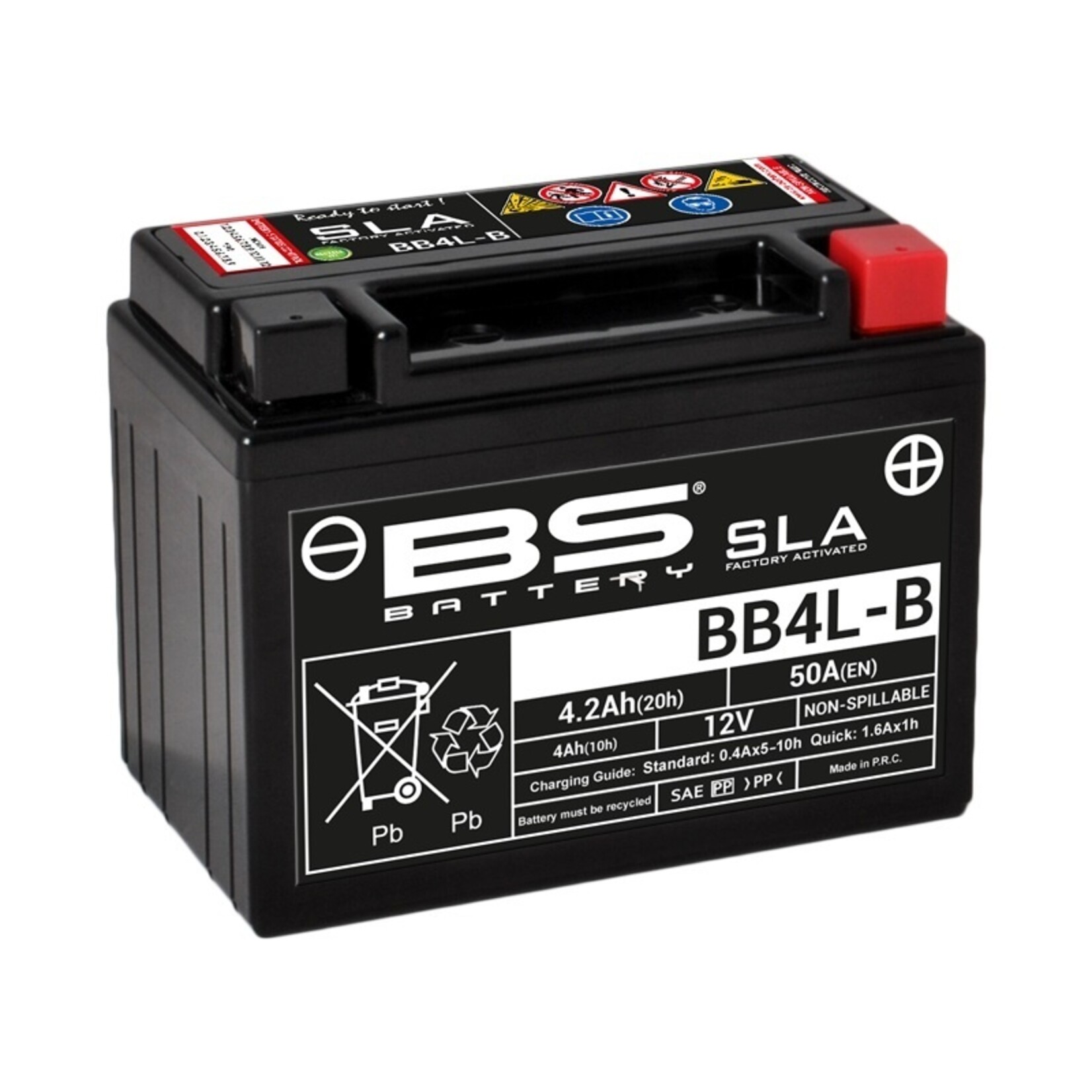 BS BATTERY SLA Accu Onderhoudsvrij - BB4L-B