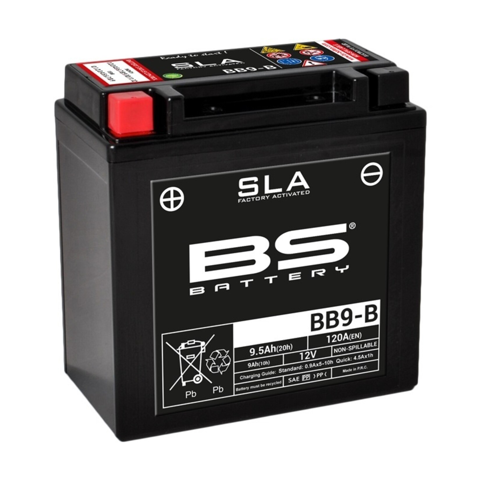 BS BATTERY SLA Accu Onderhoudsvrij - BB9-B