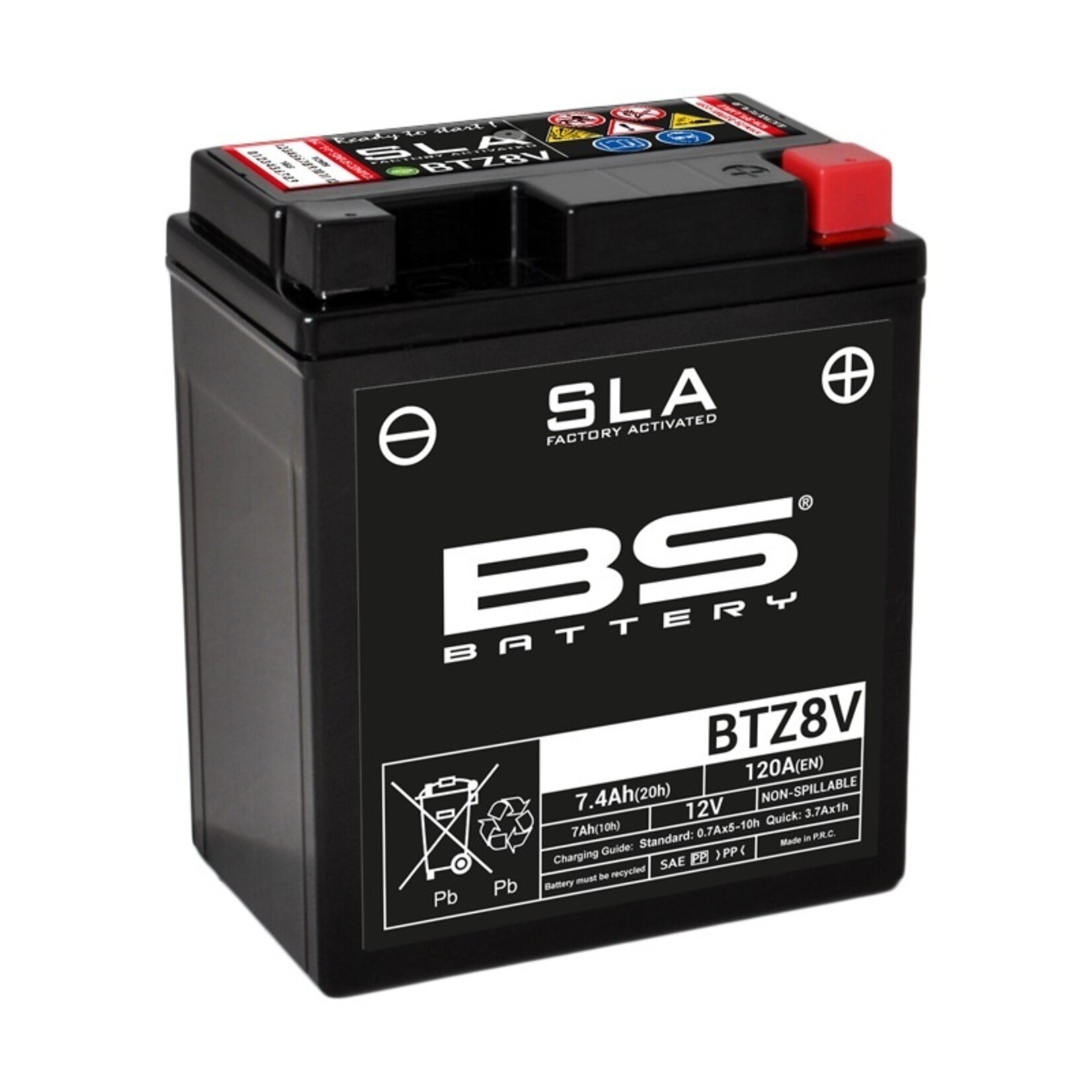 BS BATTERY SLA Accu Onderhoudsvrij - BTZ8V