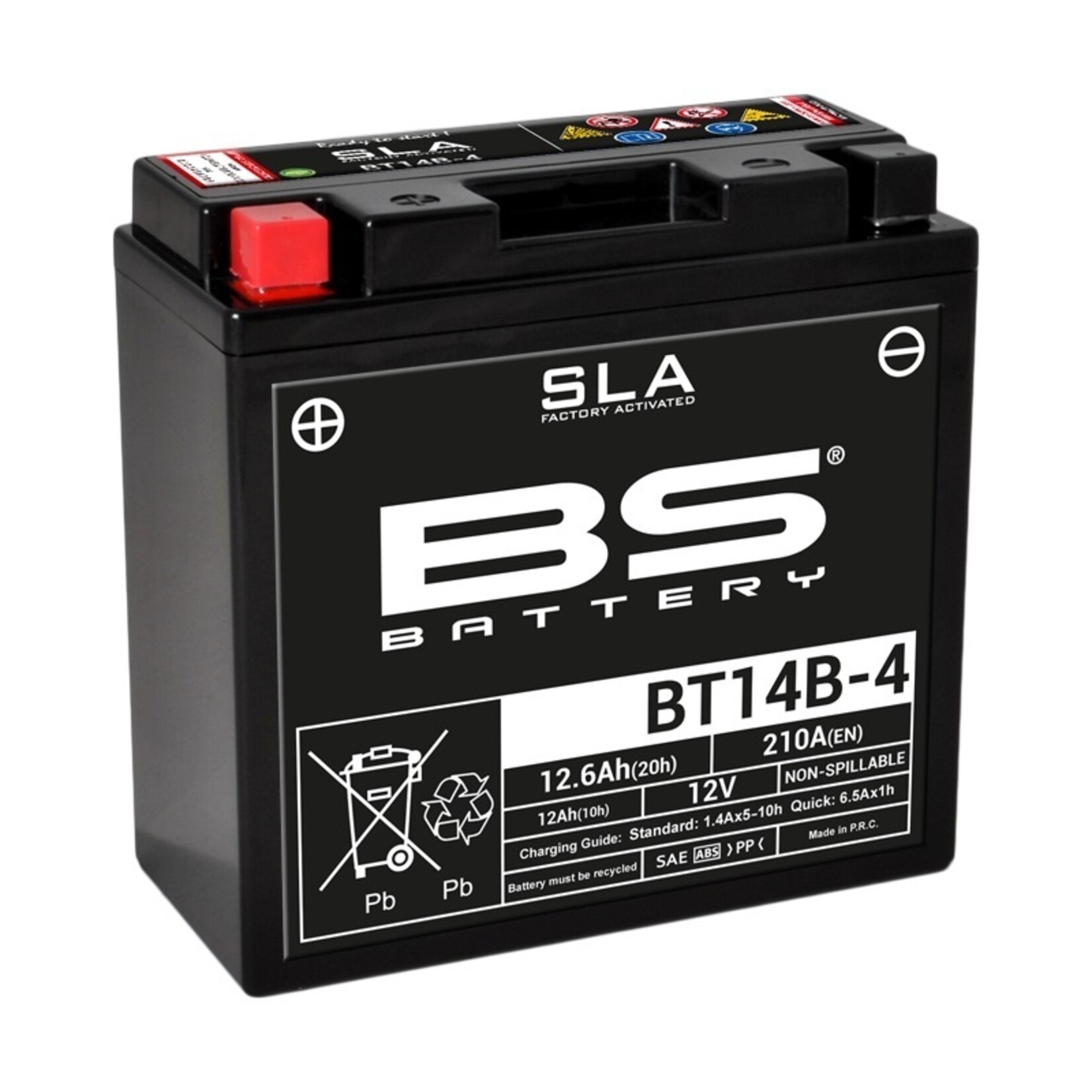 BS BATTERY SLA Accu Onderhoudsvrij - BT14B-4