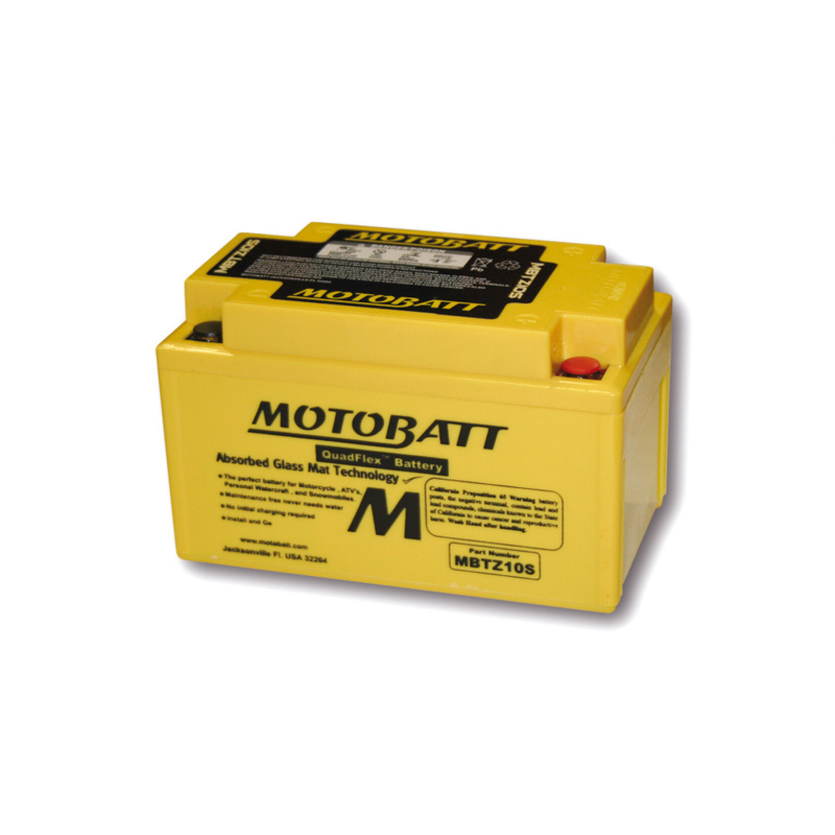 MOTOBATT Motorfiets accu MBTZ10S