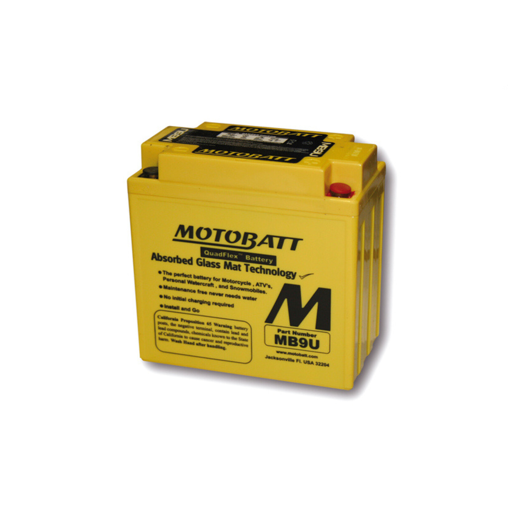 MOTOBATT Motorfiets accu MB9U
