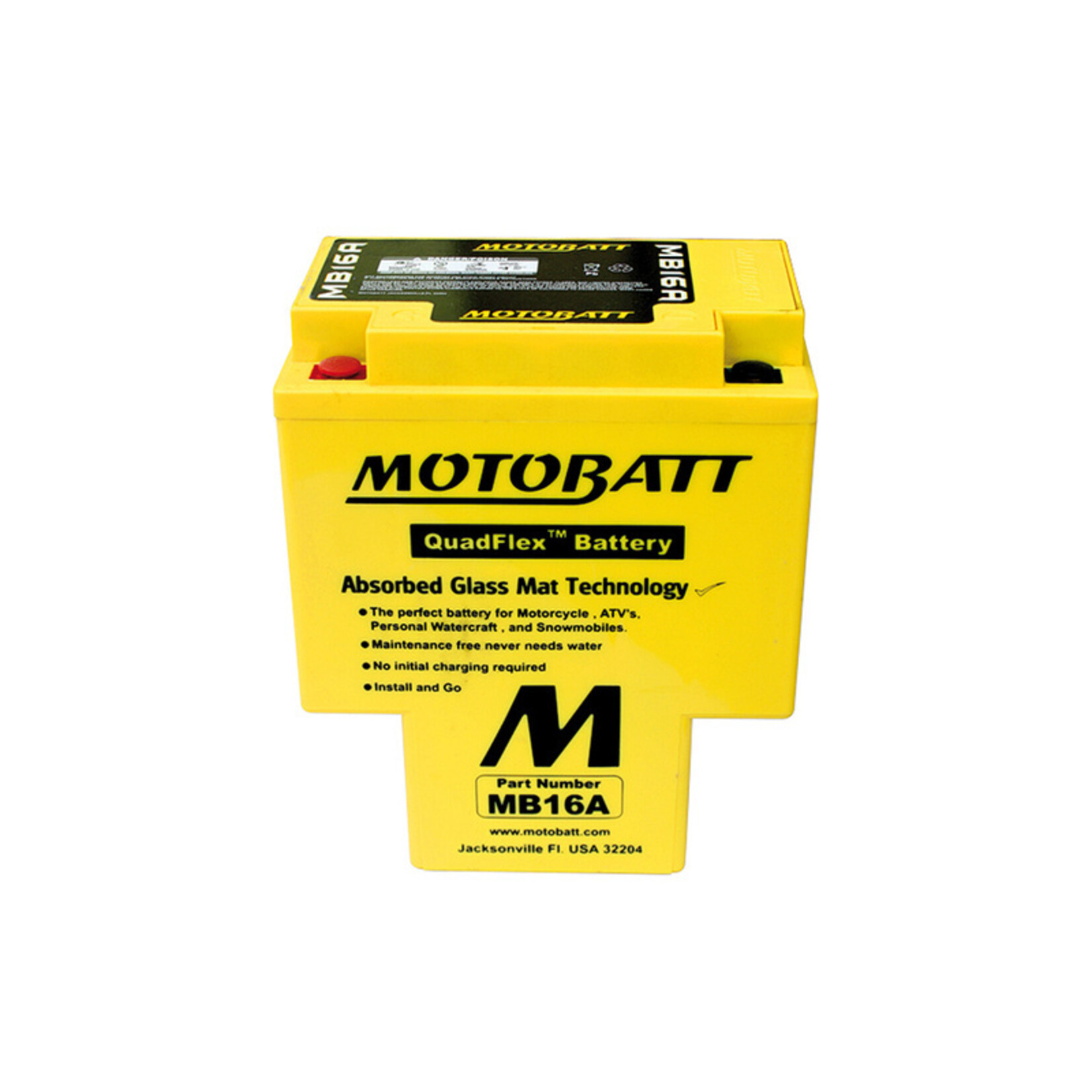 MOTOBATT Motorfiets accu MB16A