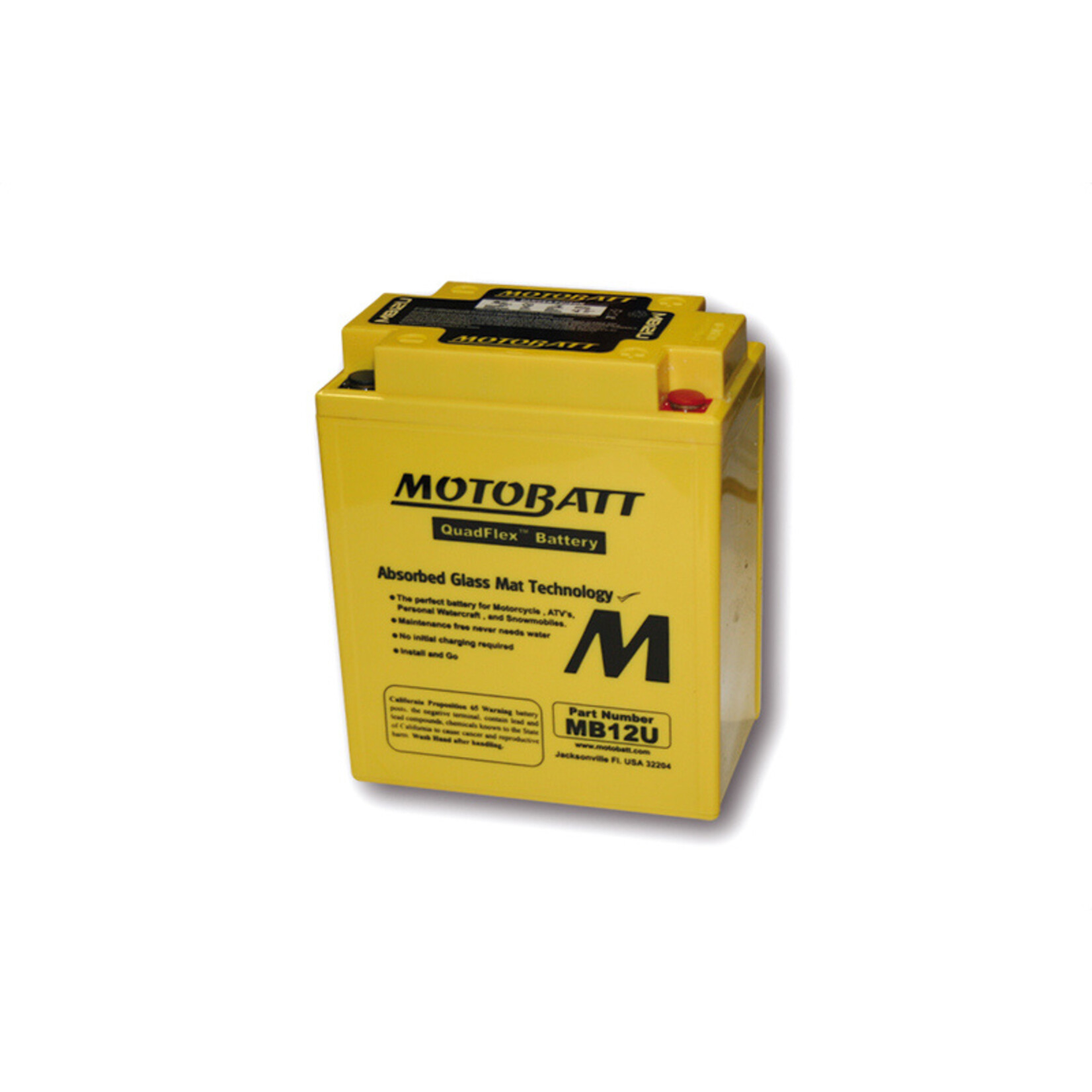 MOTOBATT Motorfiets accu MB12U