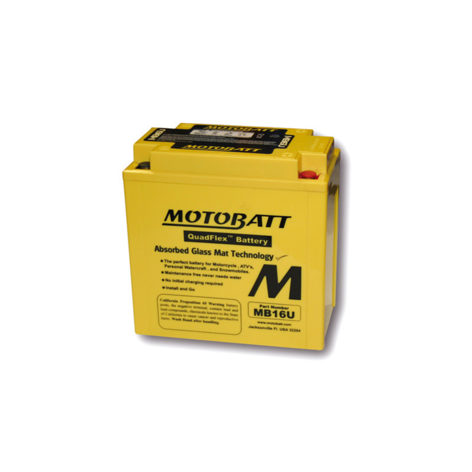MOTOBATT Motorfiets accu MB16U