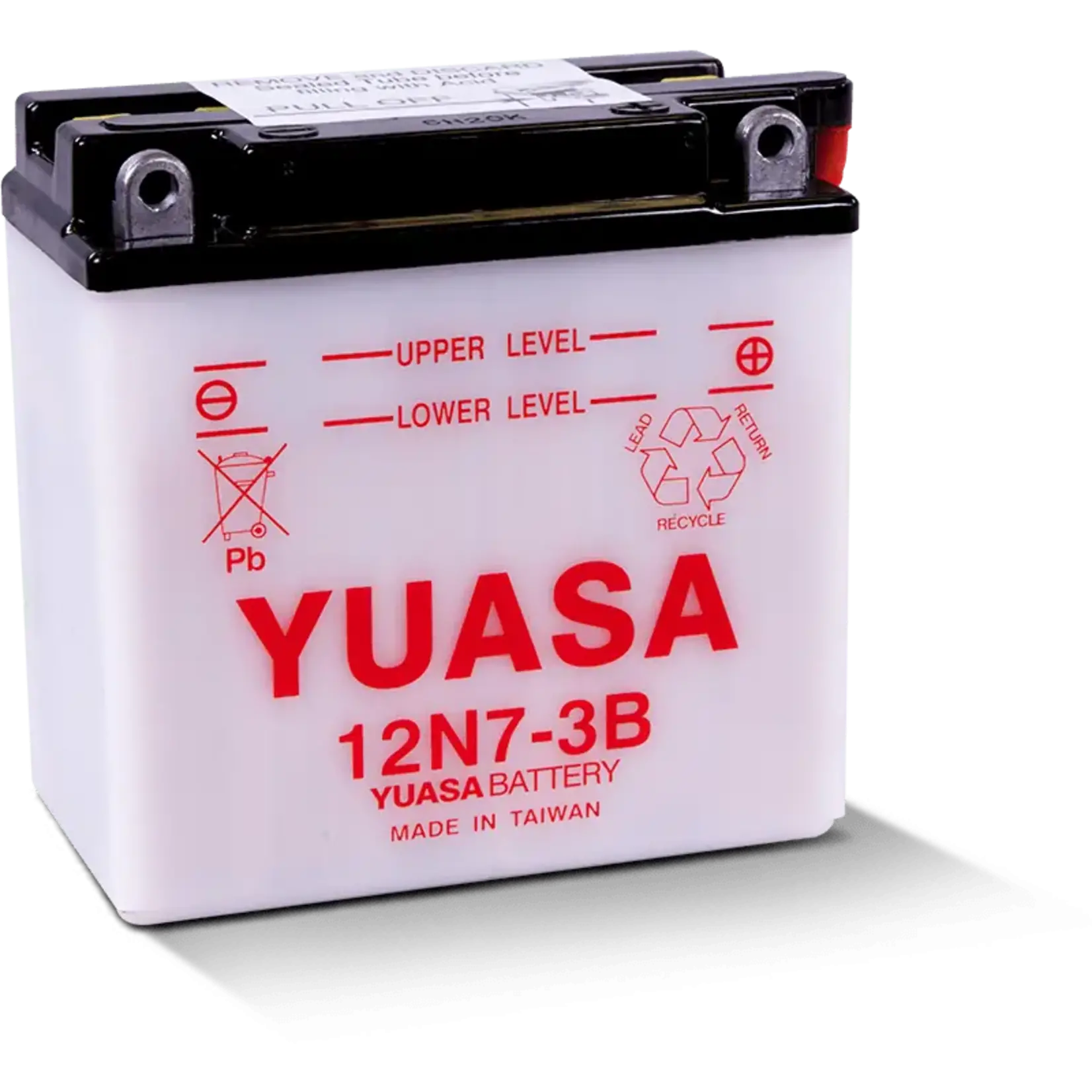 YUASA Accu Conventioneel zonder zuurpakket - 12N7-3B