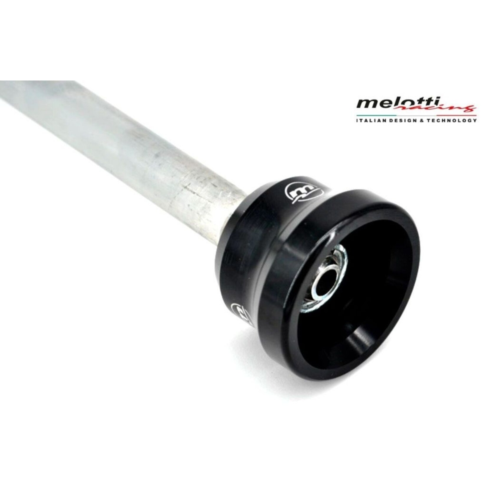 Melotti Racing Yamaha R1 15-21 R6 17-21 FRONT WHEEL AXLE SLIDER - BLACK