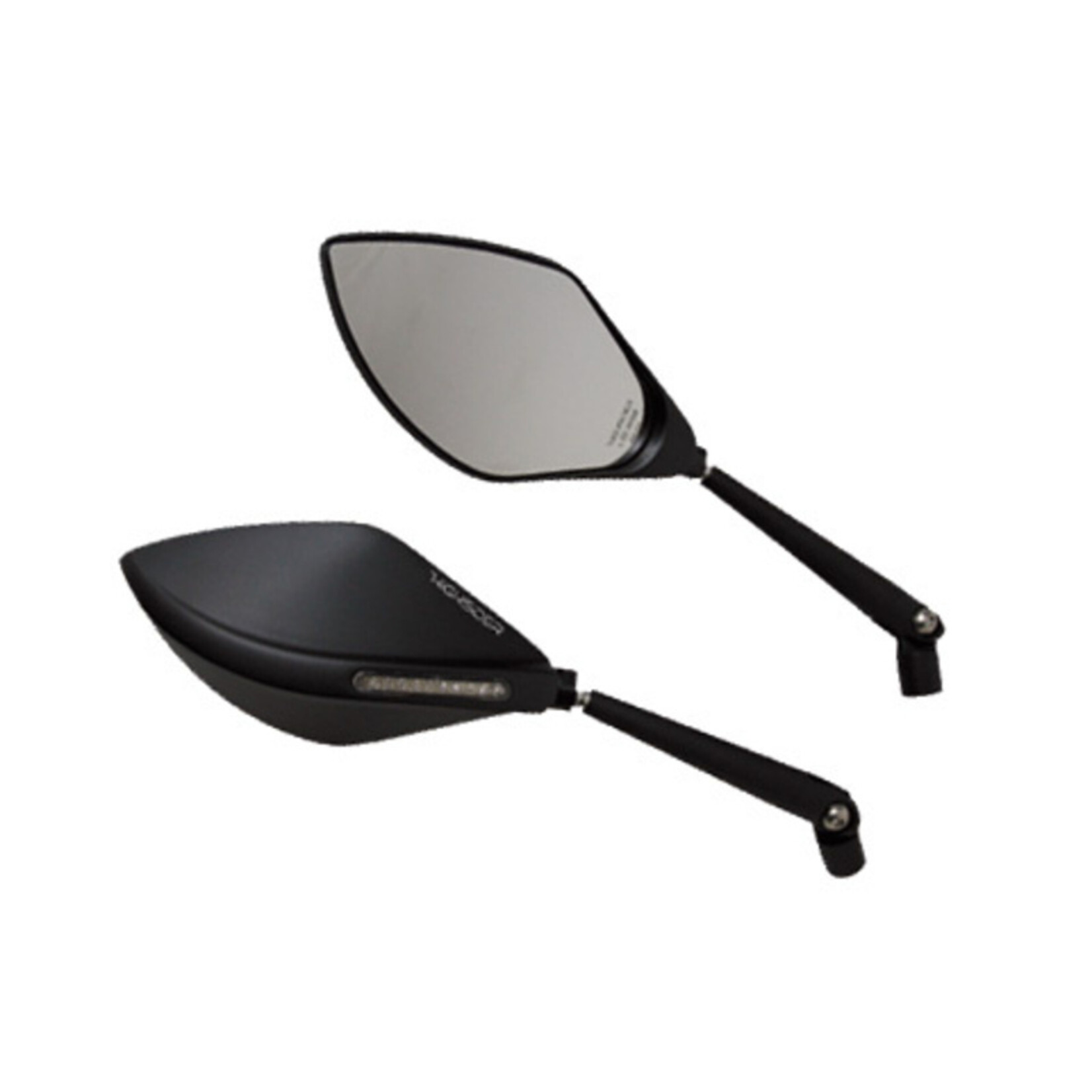 HIGHSIDER HIGHSIDER pro Fairing spiegel Torezzo Black With LED knipperlichten (Pair)