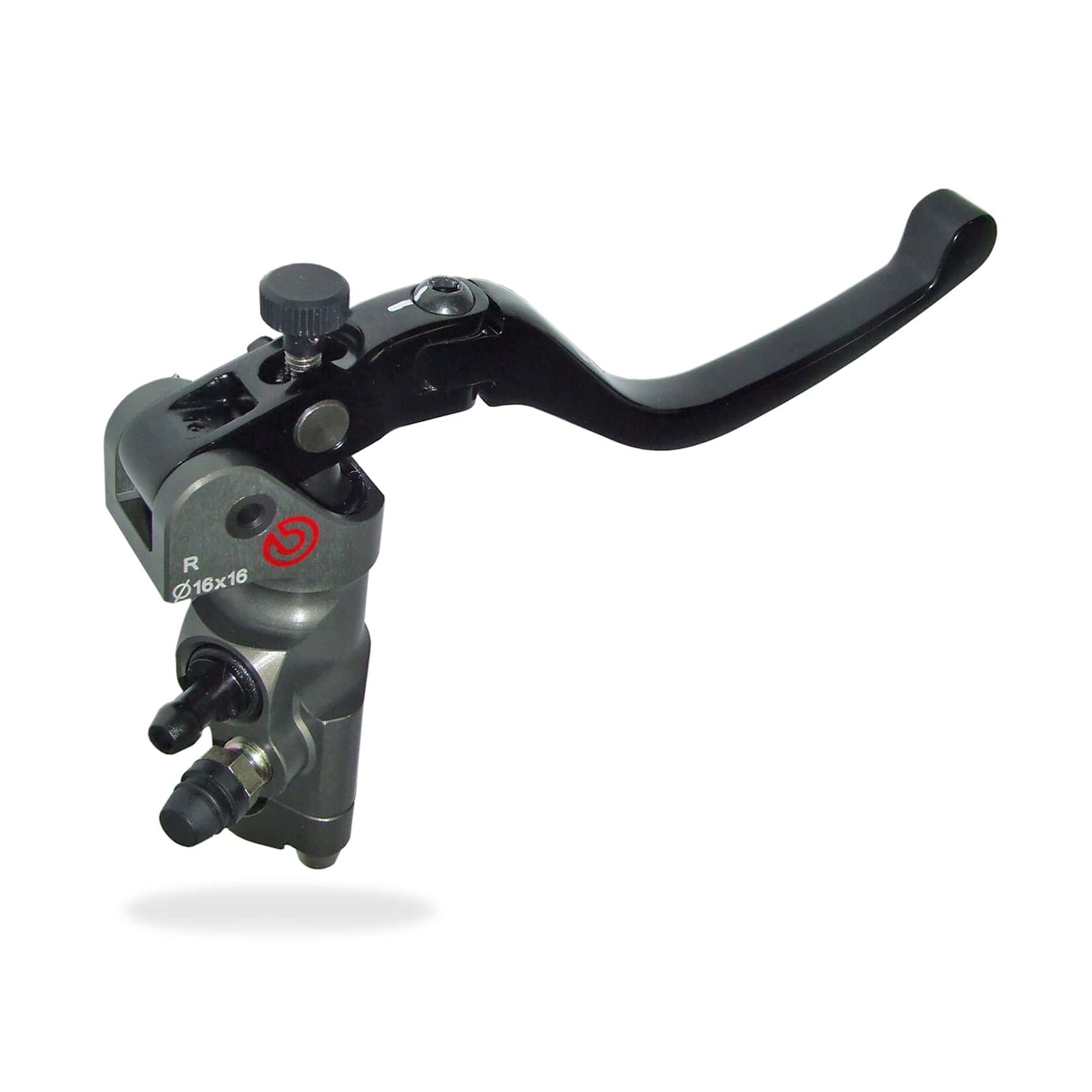 Brembo Racing Rempomp Radiaal PR16x16 Race-spec CNC gefreesd korte opklapbare hendel (XR011B0) – Hvmparts.nl