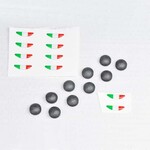 Brembo Racing Kit Tricolor stickers and rubber cap