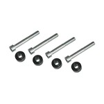 Brembo Racing 7MM SPACER KIT- black+screws