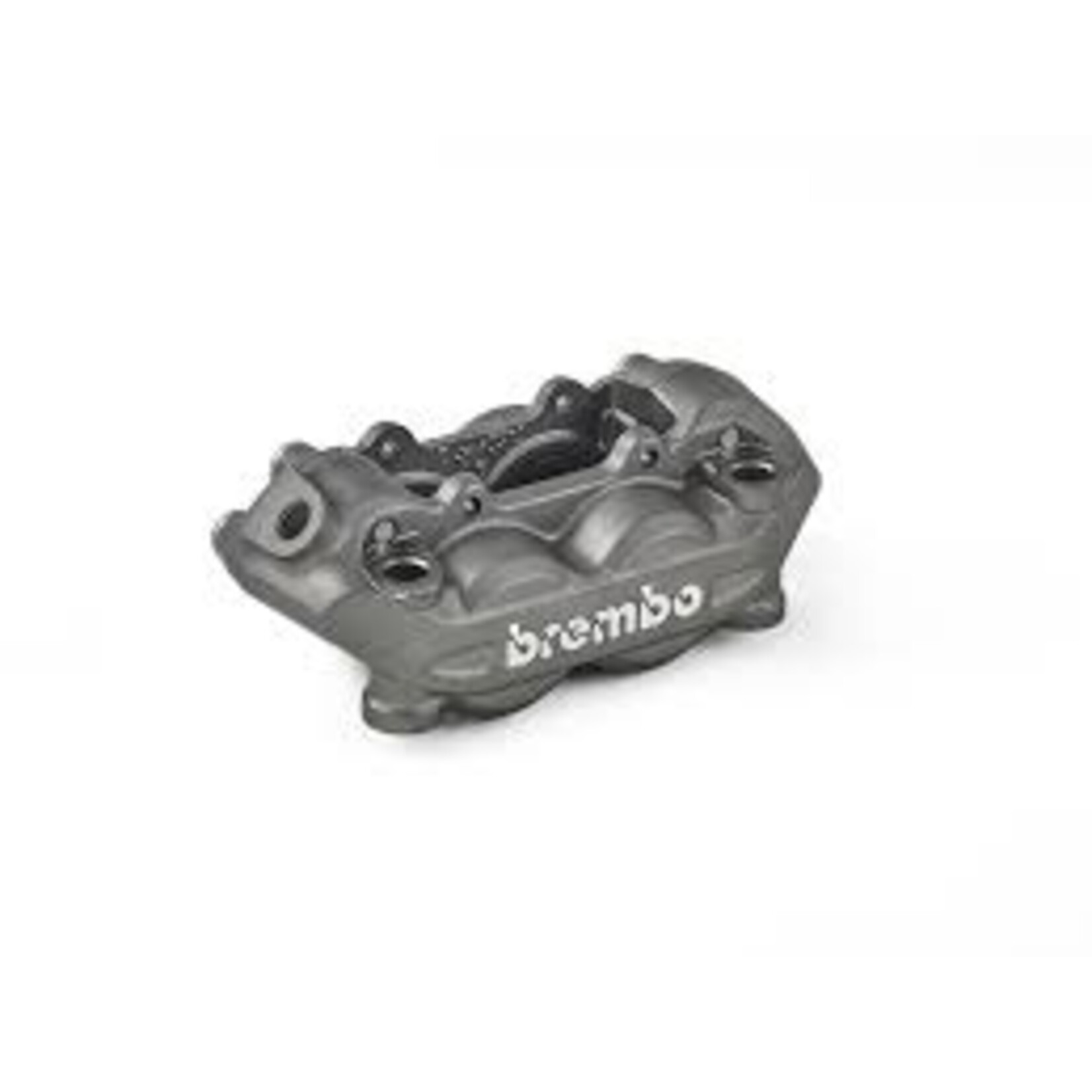 Brembo Racing Brembo Racing M4, 4-zuiger, 100 mm, titanium. Ontwikkeld voor constante remkracht en thermische stabiliteit.