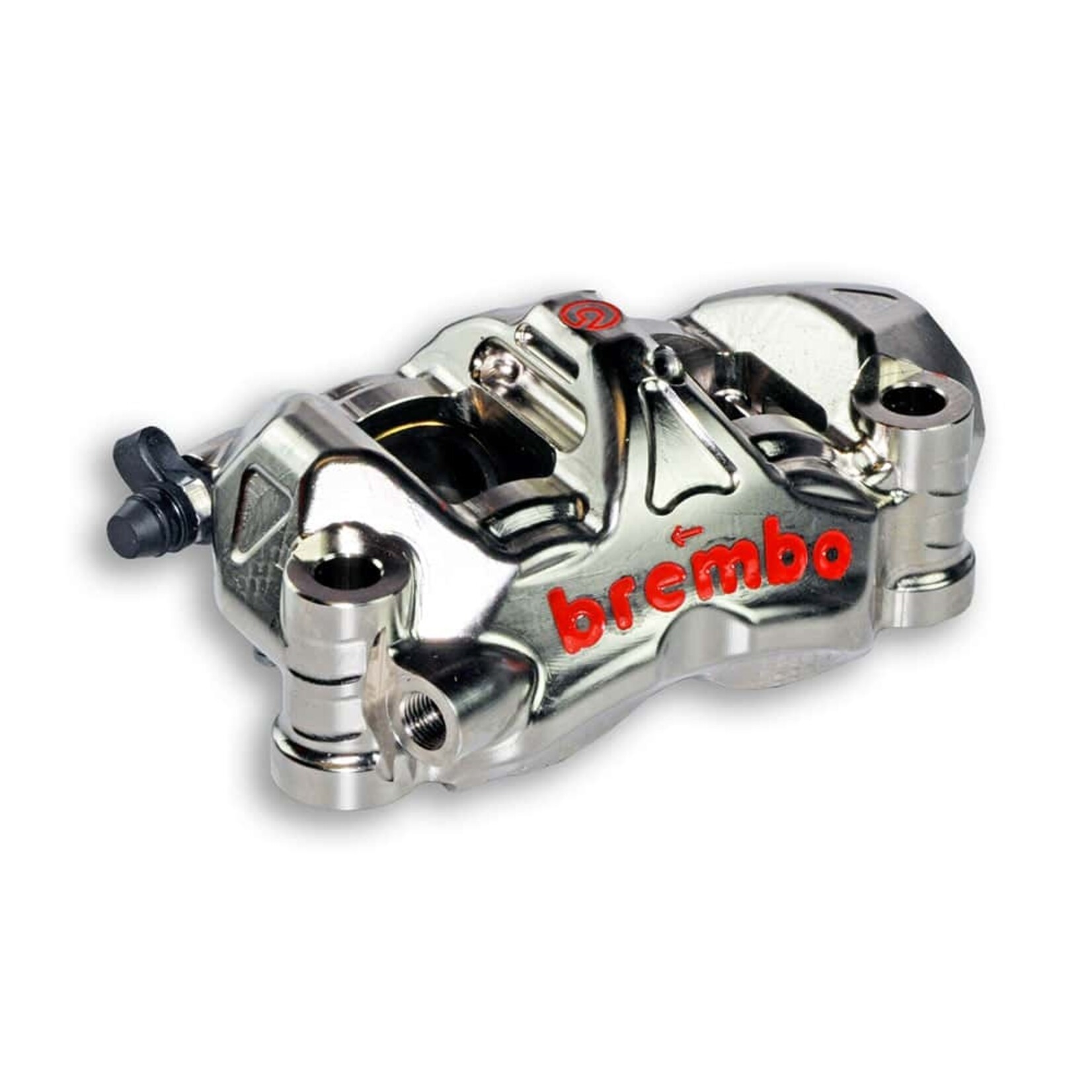 Brembo Racing Remklauw P4 4-zuiger nikkel (links) –  (XA8D1E0) – Hvmparts.nl