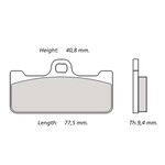 Brembo Racing 107A48602 - Z04 Remblokken
