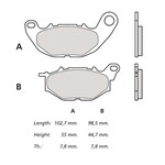Brembo Racing 107A48606 - Z04 Remblokken