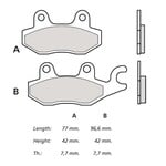 Brembo Racing 107A48608 - Z04 Remblokken