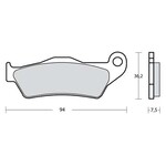 Brembo Racing 107A48646 - Z04 Remblokken