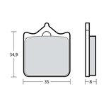 Brembo Racing 107A48667 - Z03 Remblokken