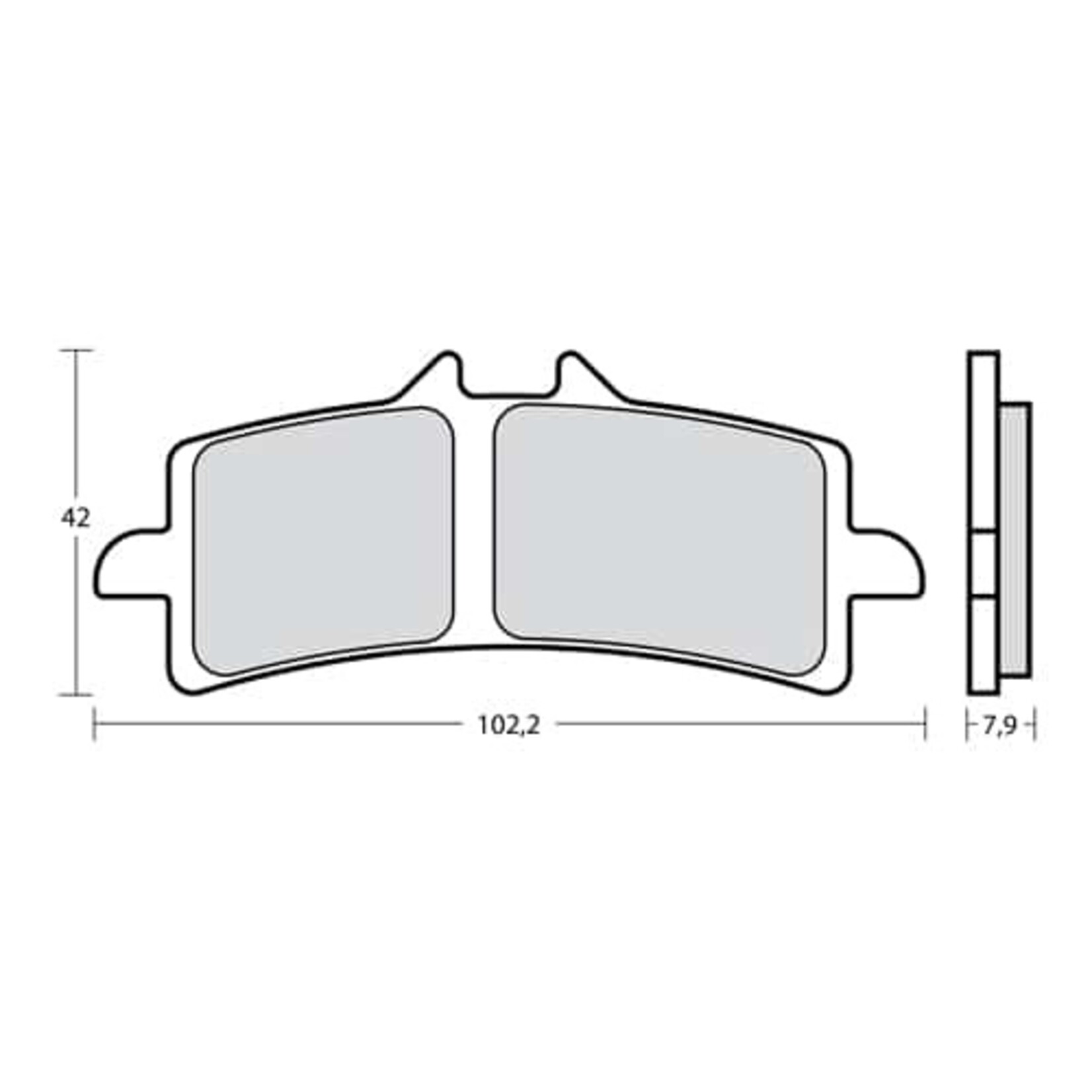 Brembo Racing Remblokken Z04 –  (M497Z04) – Hvmparts.nl