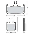 Brembo Racing 107A48672 - Z03 Remblokken