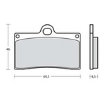 Brembo Racing 107A48673 - Z03 Remblokken