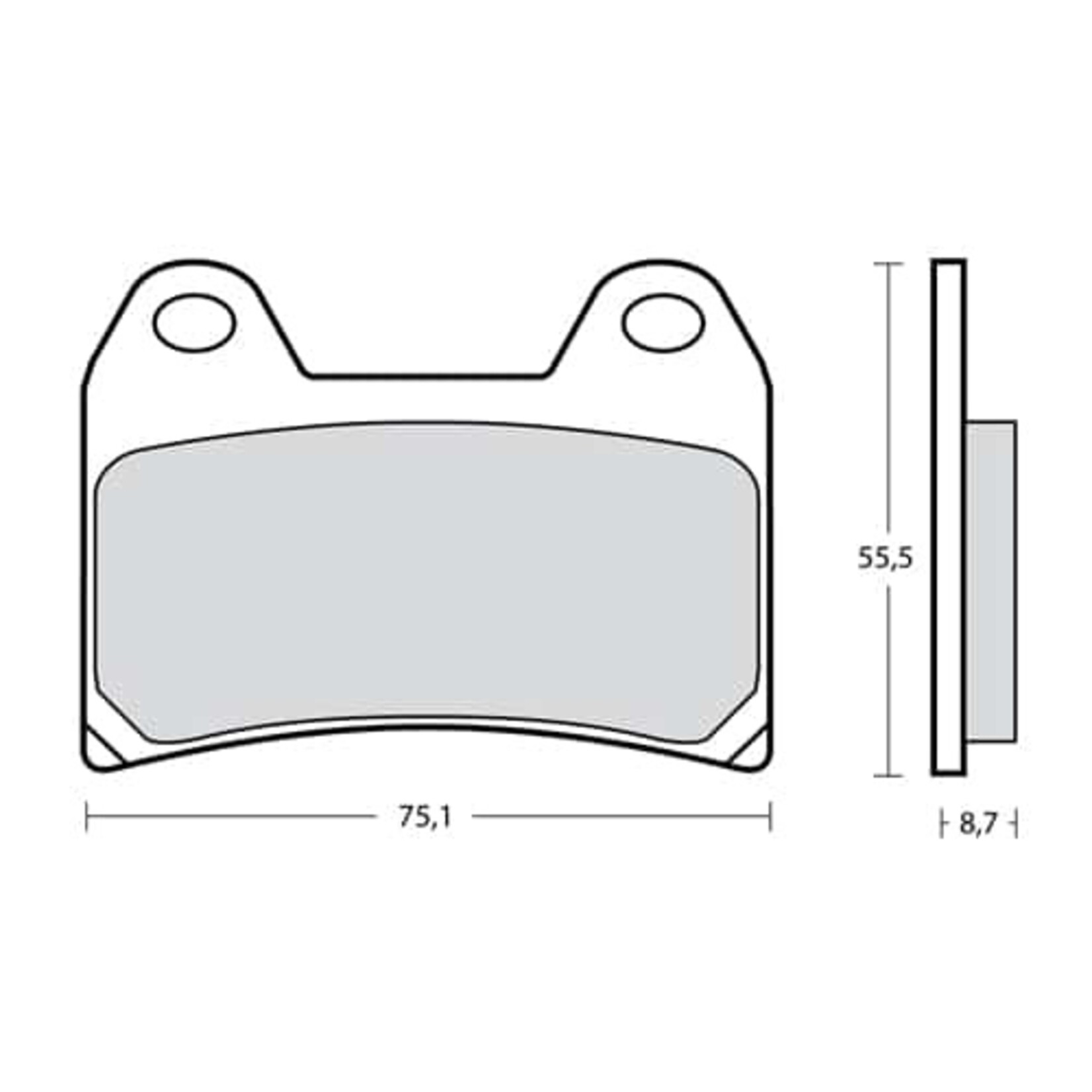 Brembo Racing Remblokken Z03 –  (M548Z03) – Hvmparts.nl