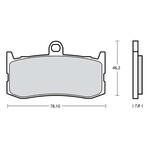 Brembo Racing 107A48675 - Z03 Remblokken