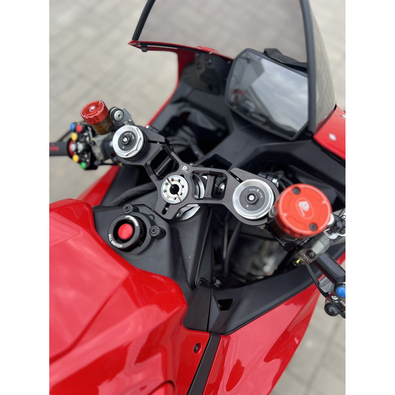 PP Tuning Bovenste kroonplaat Ducati Panigale V2 / S (2025-) (Art.nr. 5081)
