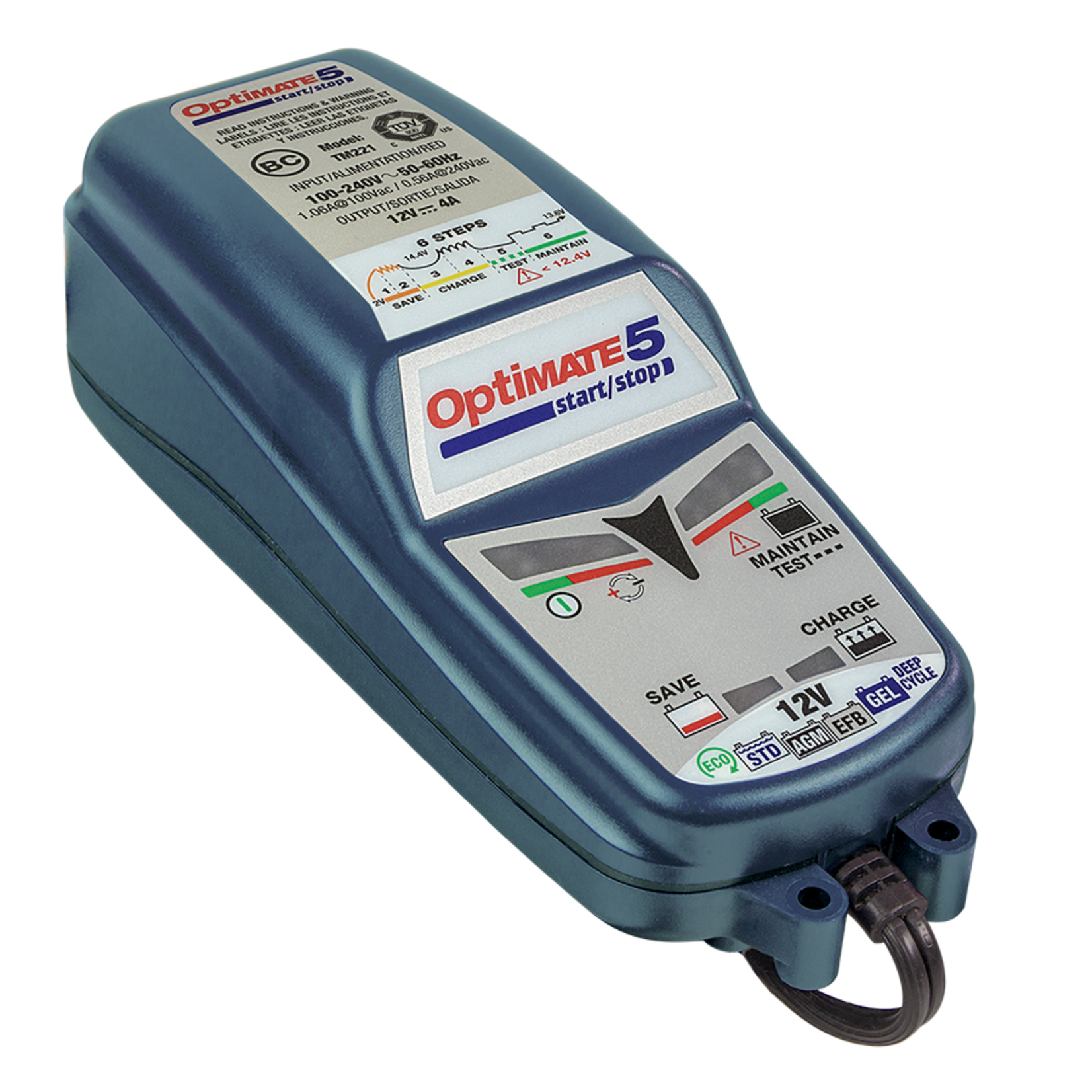 Optimate Tecmate 5 Start/Stop 12V 4A Acculader