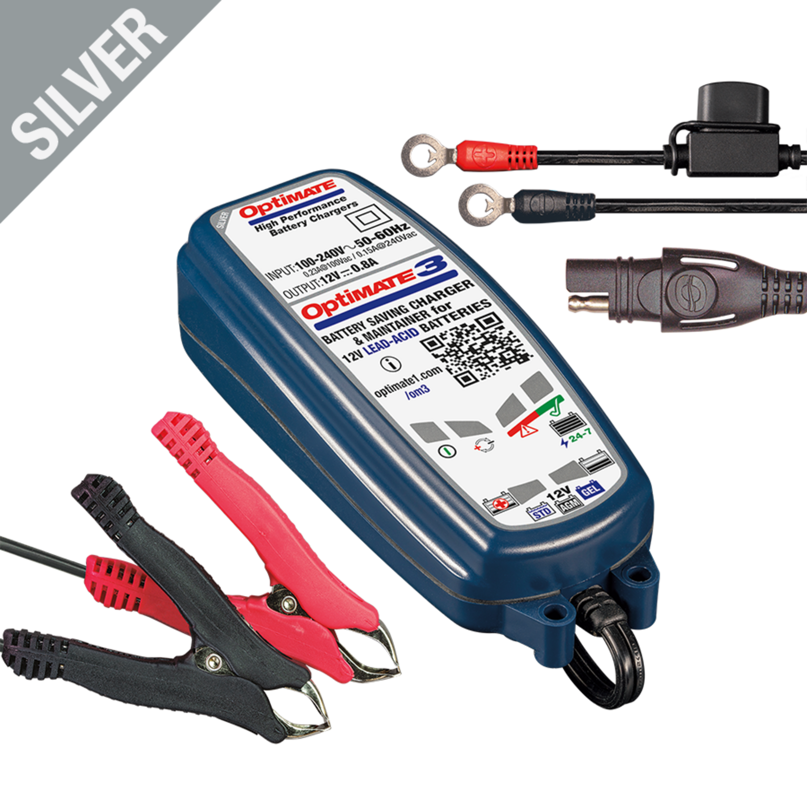 Optimate Tecmate 3 12V 0.8A Acculader