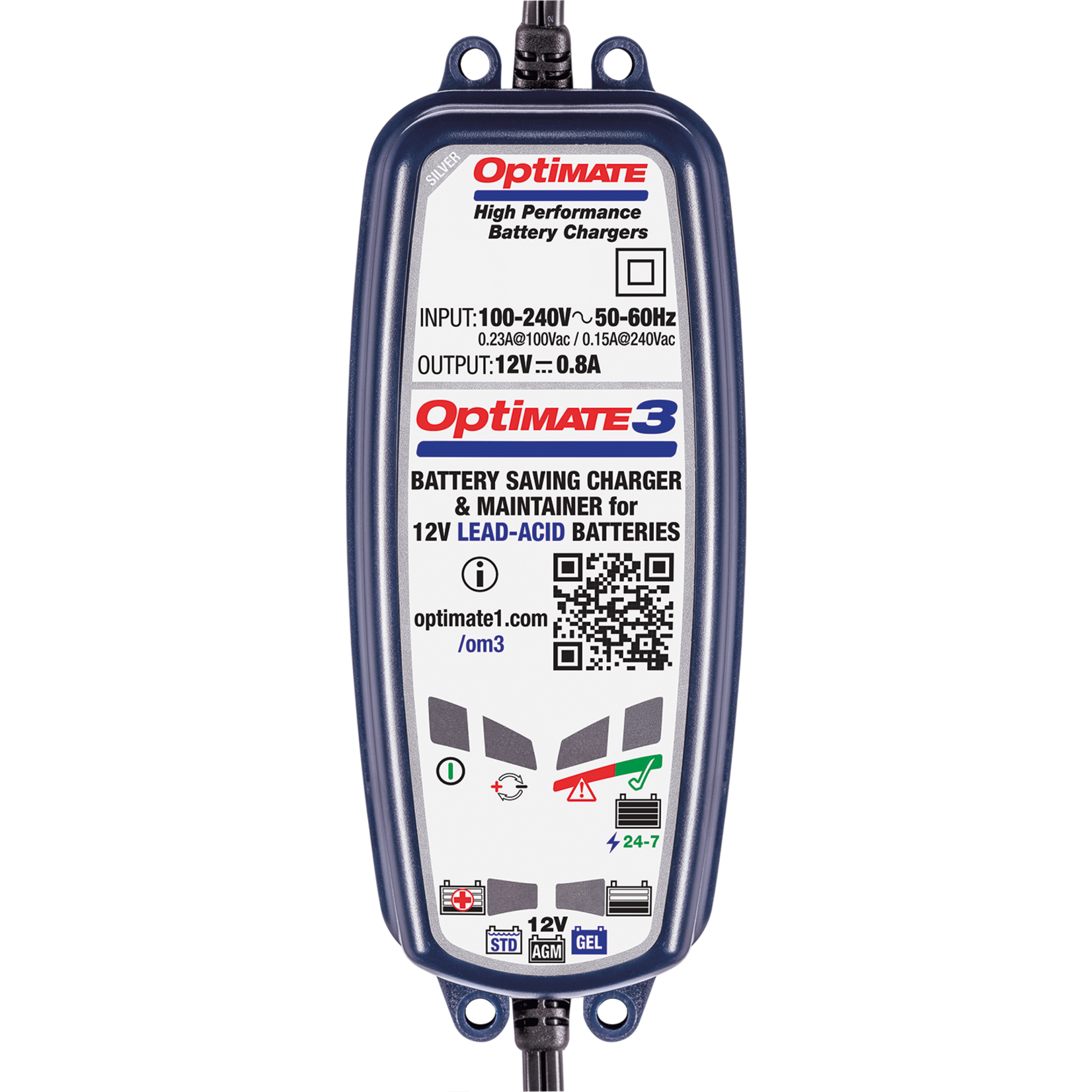 Optimate Tecmate 3 12V 0.8A Acculader