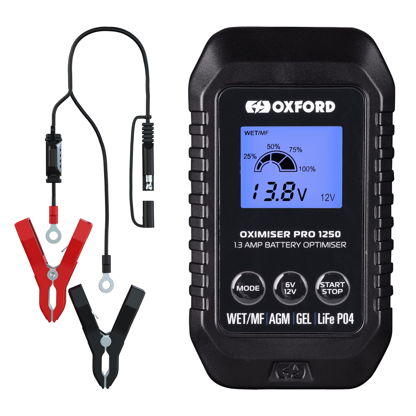 Oxford Oximiser Pro 1250 1.3A 6/12V Acculader