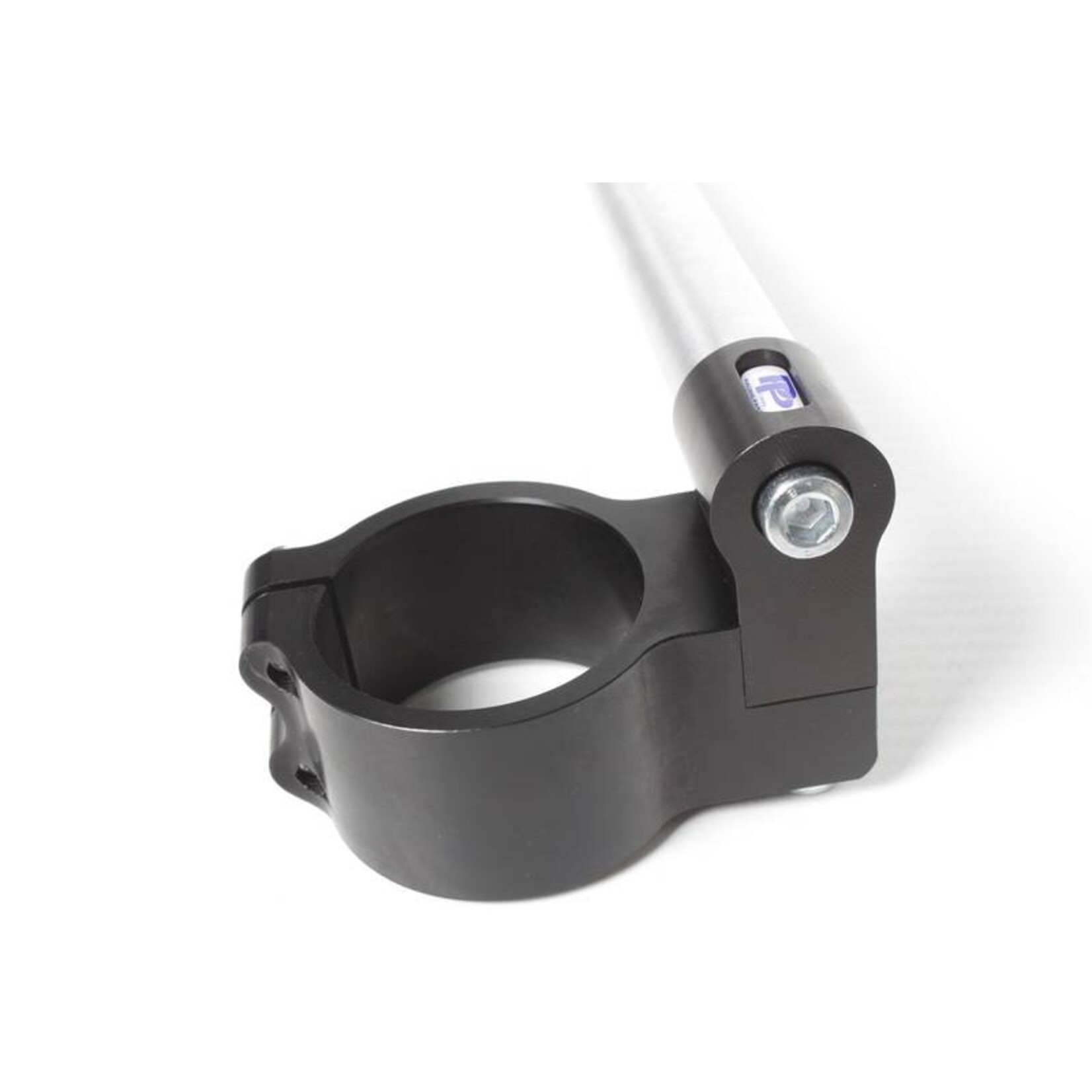 PP Tuning Clip-Ons Handlebars 55mm Type Verhoogd 28mm Zwart Geanodiseerd