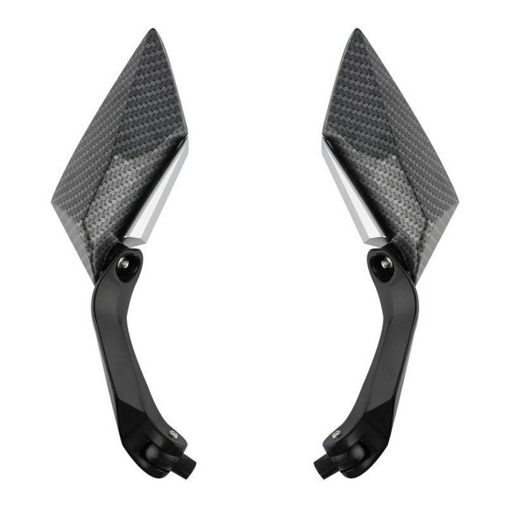 Accessori Italy Verstelbare spiegel set univereseel Carbon