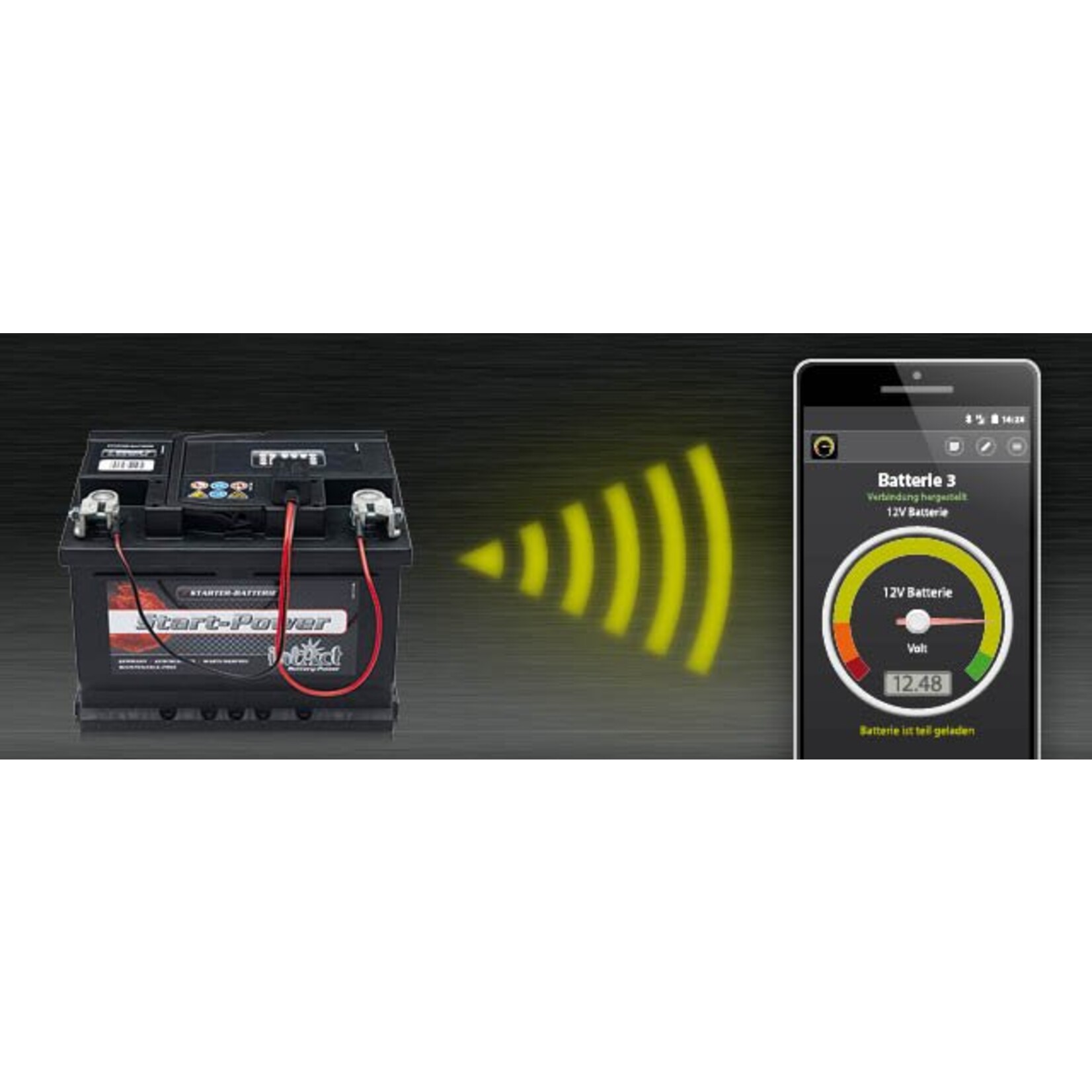 Intact Battery Guard Check uw Accu via uw Smartphone