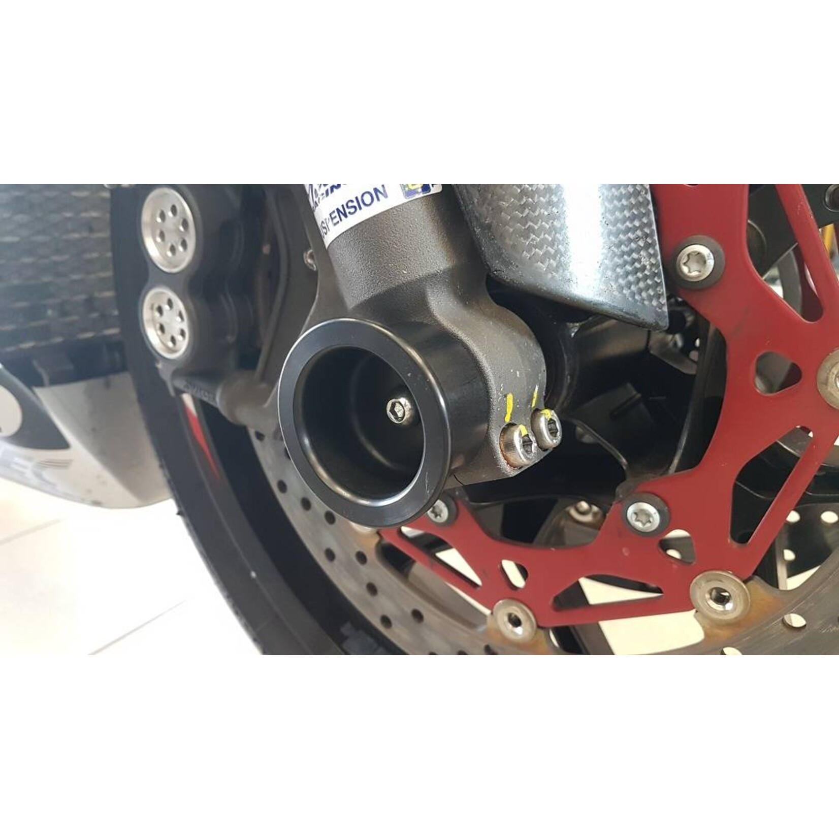 PP Tuning Vooras/voorvork Protector Zwart geanodiseerd