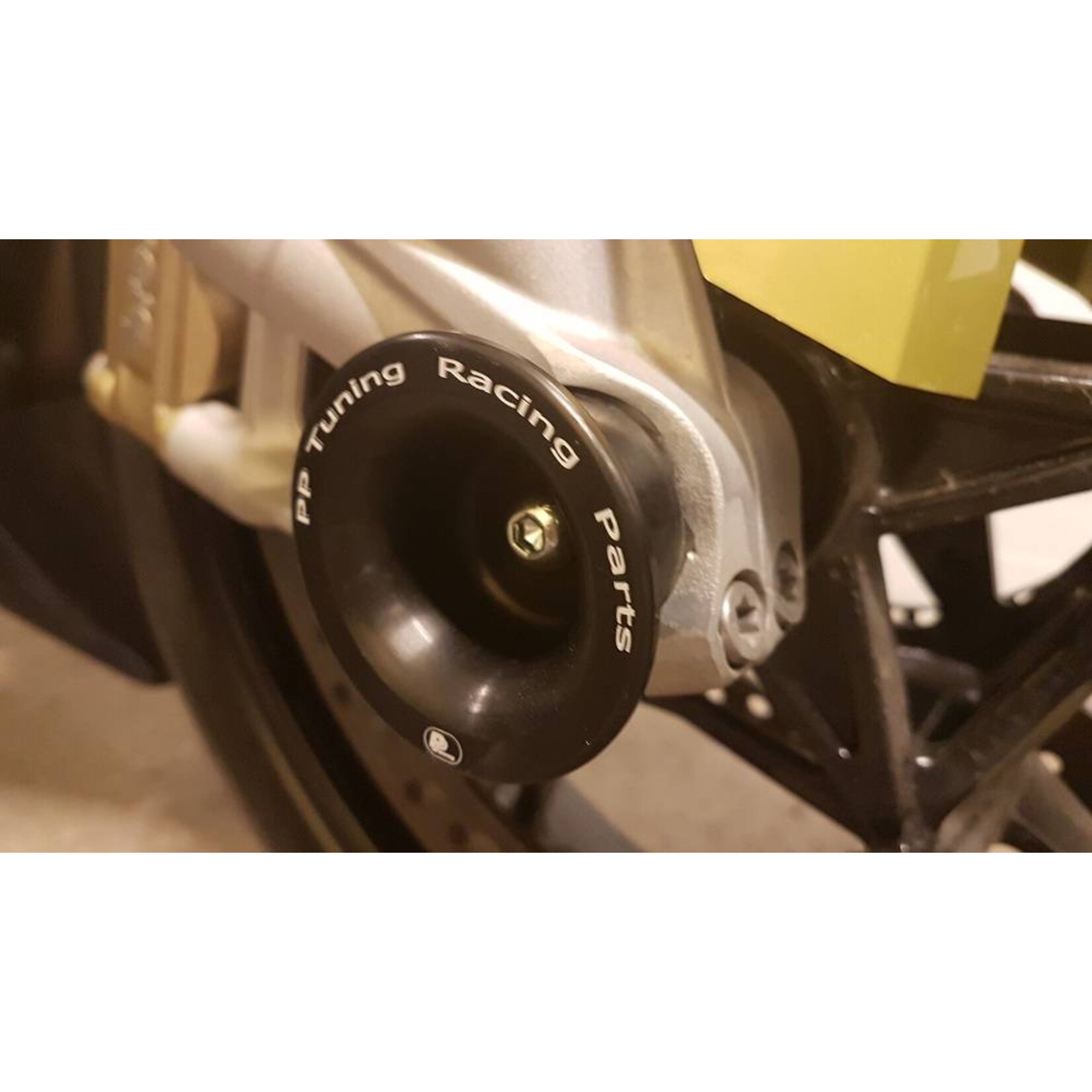 PP Tuning BMWS1000RR Vooras / Voorvork Protector Zwart