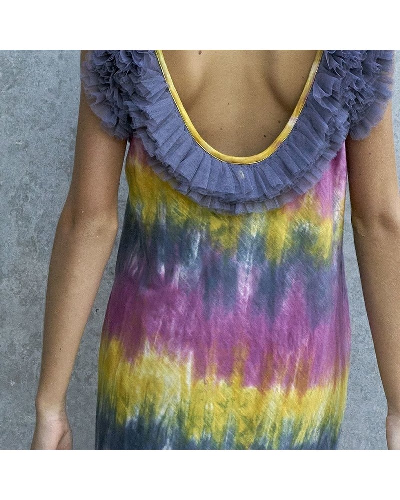 Florida Keys lange tule tie-dye jurk