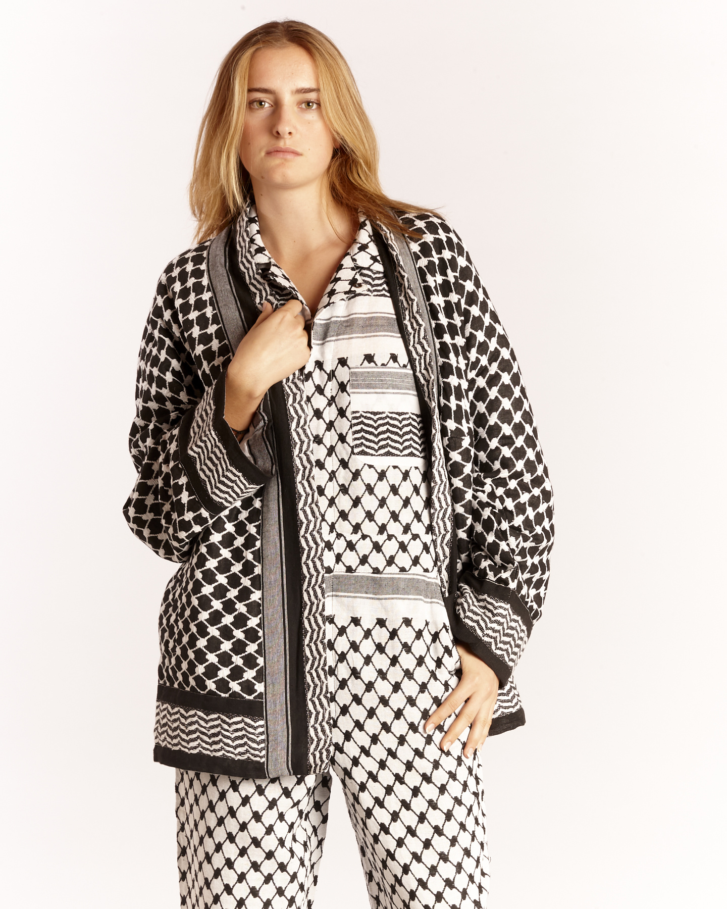 Baukjen Mila Amalfi Print Kimono Jacket, White/Multi at John Lewis &  Partners