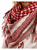 Izuskan Izuskan large scarf woven in two colour jacquard