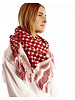 Izuskan Izuskan large scarf woven in two colour jacquard