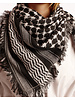 Izuskan Izuskan large scarf woven in two colour jacquard