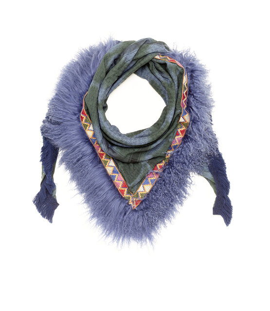 Izuskan  original  scarf  with tibet