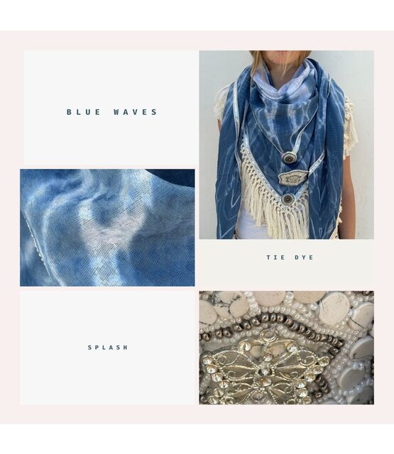 Izuskan scarf Large  model SEA LA VIE Izuskan scarf Large  model SEA LA VIE