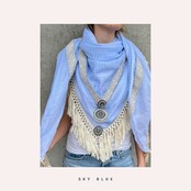 Izuskan Large scarf  model SEA LA VIE