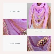 Izuskan Large original scarf  model SEA LA VIE