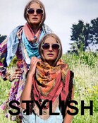 Pañuelo Izuskan modelo Madame de Rosa