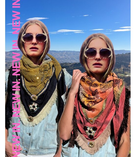 Schal Limitierter , Modell Madame de Rosa