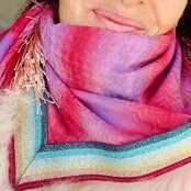 Izuskan Original large -Schal mit Tibet