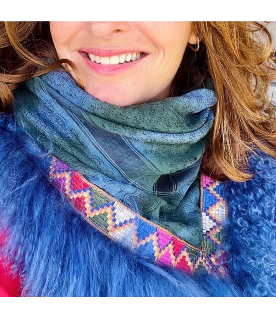 Izuskan originele sjaal met Tibet